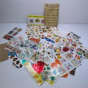 Mystery Sticker 20ct Sticker Club Seals Wildflower Easter Birthday Scrapbooking